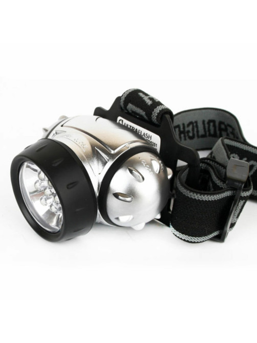 Фонарь налобный ULTRAFLASH 7хLED, 3 режима, питание 3хААА (не в комплекте), LED5351