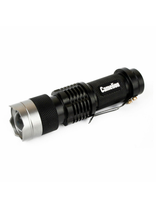 Фонарь CAMELION XP-E, ЯРКИЙ, ZOOM, 3 режима, питание 1хAA, LED5135