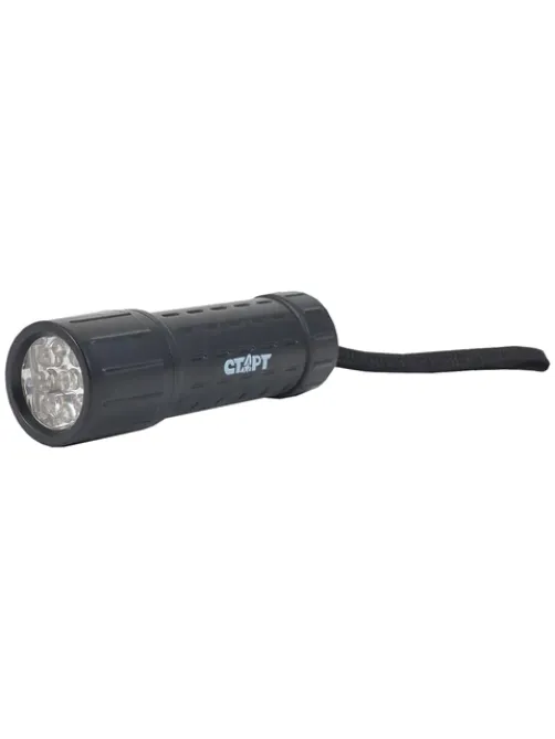 Фонарь компактный СТАРТ 9Вт LED, 3хААА (не в комплекте), LHE 202-C1, 12465