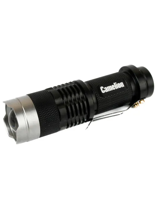 Фонарь CAMELION XP-E, ЯРКИЙ, ZOOM, 3 режима, питание 1хAA, LED5135