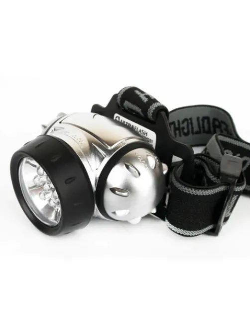 Фонарь налобный ULTRAFLASH 7хLED, 3 режима, питание 3хААА (не в комплекте), LED5351
