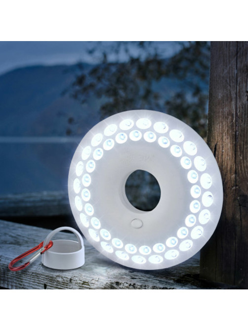 Фонарь туристический ЭРА 48xLED, крепление карабин, магниты, питание 3xAA (не в комплекте), KB-601, Б0029178