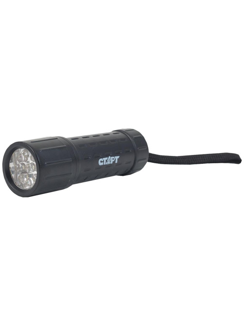 Фонарь компактный СТАРТ 9Вт LED, 3хААА (не в комплекте), LHE 202-C1, 12465