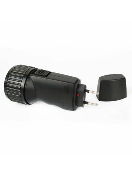 Фонарь аккумуляторный ULTRAFLASH 5хLED, вилка, заряд от сети, LED3859