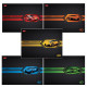 Альбом для рисования А4 40 л., скоба, выборочный лак, HATBER, 205х290 мм, 