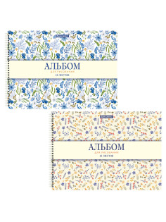 Альбомы для рисования ДЭК, А4, 40 л., КОМПЛЕКТ 2 шт., гребень, рельефный картон, BRAUBERG, 200х290 мм, 