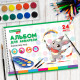 Альбом для акварели А4 24 л., бумага 180 г/м2, гребень, обложка картон, BRAUBERG KIDS, 
