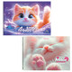 Альбомы для рисования ДЭК, А4, 40 л., КОМПЛЕКТ 2 шт., гребень, Soft-touch, BRAUBERG, 200х290 мм, 
