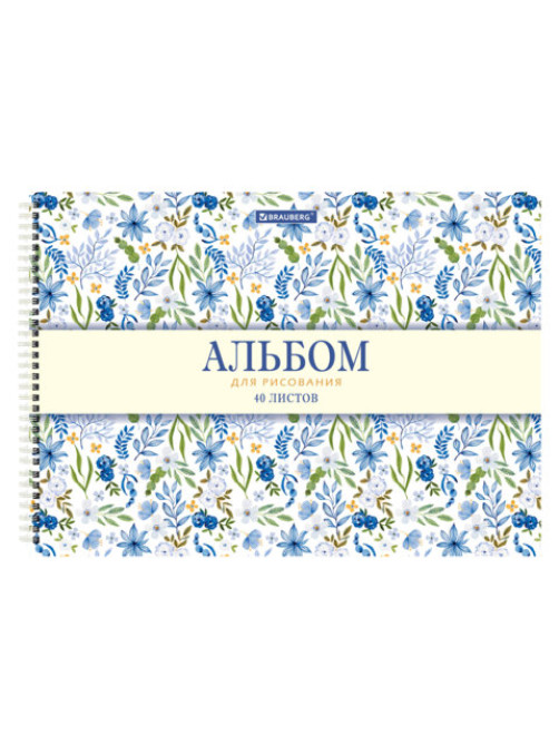 Альбомы для рисования ДЭК, А4, 40 л., КОМПЛЕКТ 2 шт., гребень, рельефный картон, BRAUBERG, 200х290 мм, 
