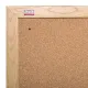 Доска пробковая для объявлений 100x200 см, коричневая рамка из МДФ, 2х3 OFFICE, (Польша), TC1020