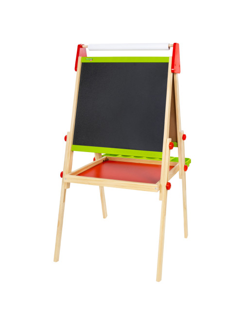 Мольберт растущий 3 в 1 для мела/магнитно-маркерный 48х43 см, BRAUBERG KIDS, 238151