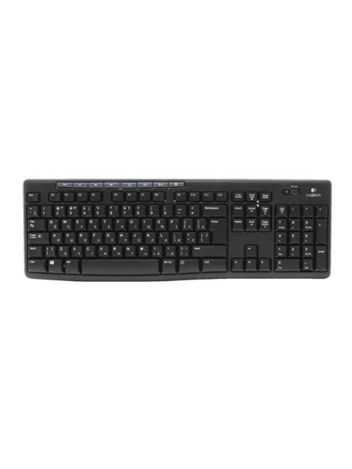 Набор беспроводной LOGITECH MK270, клавиатура, мышь 2 кнопки + 1 колесо-кнопка, черный