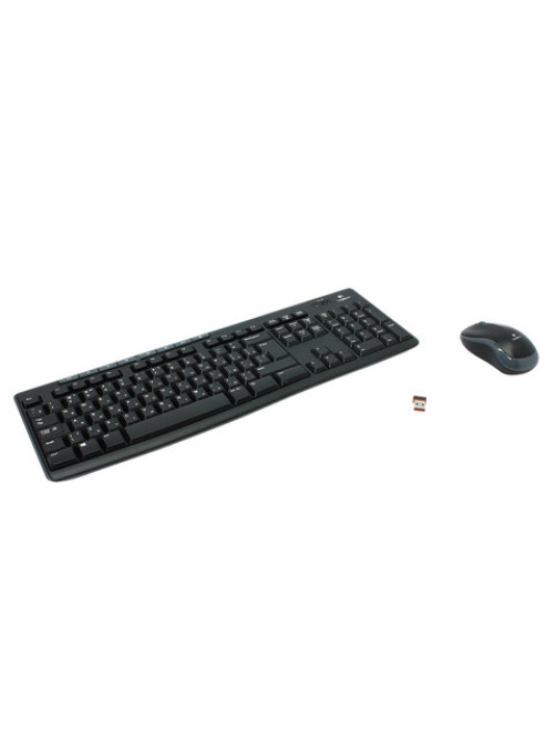 Набор беспроводной LOGITECH MK270, клавиатура, мышь 2 кнопки + 1 колесо-кнопка, черный