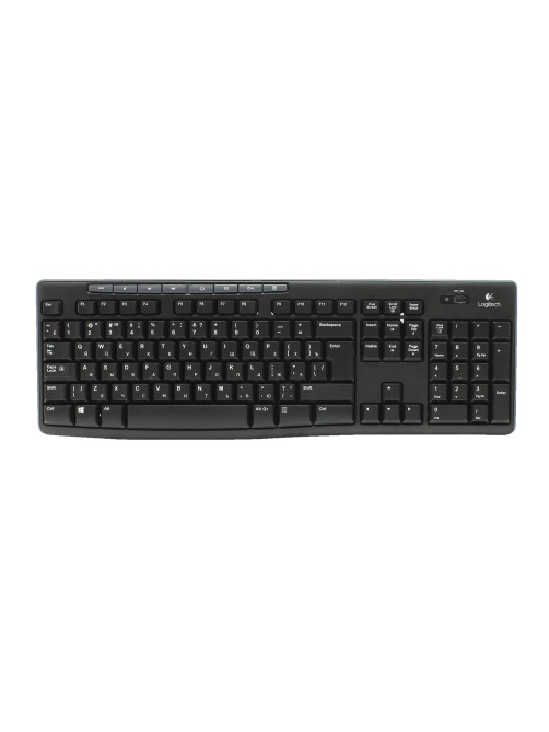 Набор беспроводной LOGITECH MK270, клавиатура, мышь 2 кнопки + 1 колесо-кнопка, черный