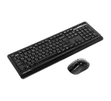 Набор беспроводной A4TECH Fstyler FG1010, USB, 104 клавиши, мышь 4 кнопки + 1 кнопка-колесо, черная, 1147570