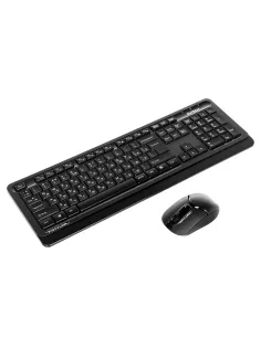 Набор беспроводной A4TECH Fstyler FG1010, USB, 104 клавиши, мышь 4 кнопки + 1 кнопка-колесо, черная, 1147570