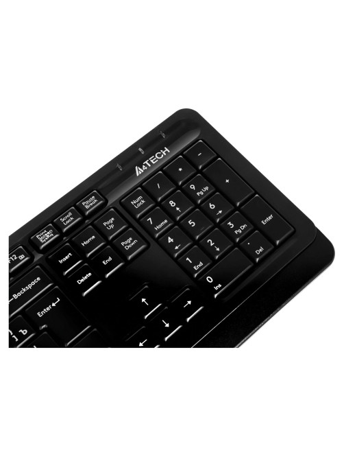 Набор беспроводной A4TECH Fstyler FG1010, USB, 104 клавиши, мышь 4 кнопки + 1 кнопка-колесо, черная, 1147570