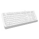 Набор проводной A4TECH Fstyler FG1010, USB, клавиатура 104 клавиши, мышь 3 кнопки + 1 кнопка-колесо, белая, 1147556