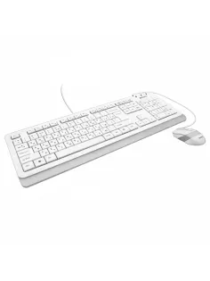 Набор проводной A4TECH Fstyler FG1010, USB, клавиатура 104 клавиши, мышь 3 кнопки + 1 кнопка-колесо, белая, 1147556