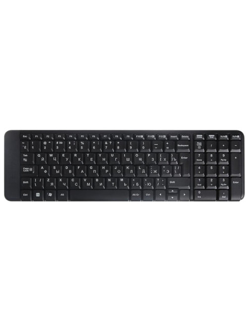 Набор беспроводной LOGITECH Wireless Desktop MK220, клавиатура, мышь 2 кнопки + 1 колесо-кнопка, черный, 920-003236