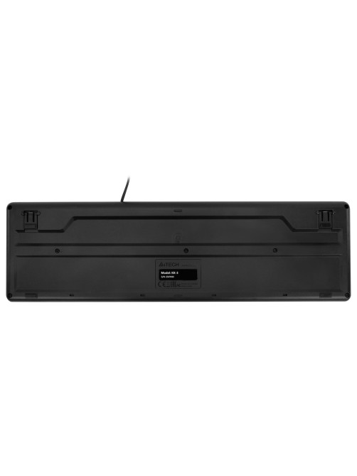Набор проводной A4TECH KK-3330, USB, клавиатура 104 клавиши, мышь 2 кнопки + 1 кнопка-колесо, черная, 1530249