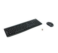 Набор беспроводной LOGITECH MK270, клавиатура, мышь 2 кнопки + 1 колесо-кнопка, черный