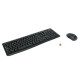 Набор беспроводной LOGITECH MK270, клавиатура, мышь 2 кнопки + 1 колесо-кнопка, черный