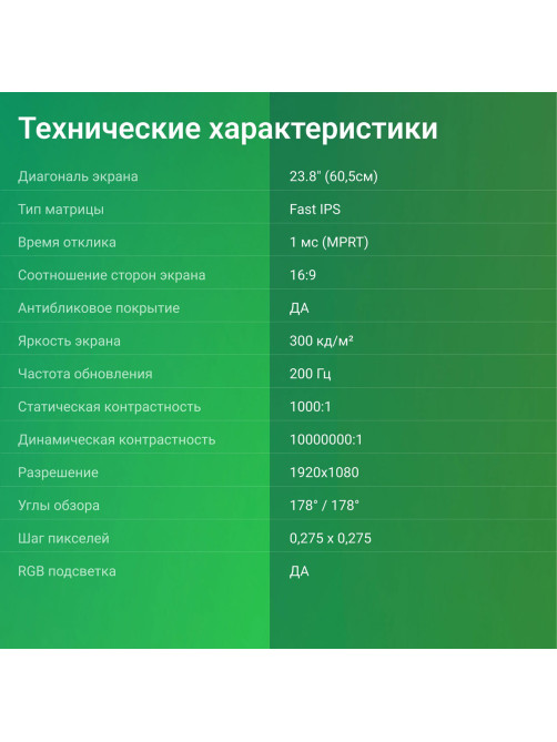Монитор DIGMA Overdrive 24P410F 23.8