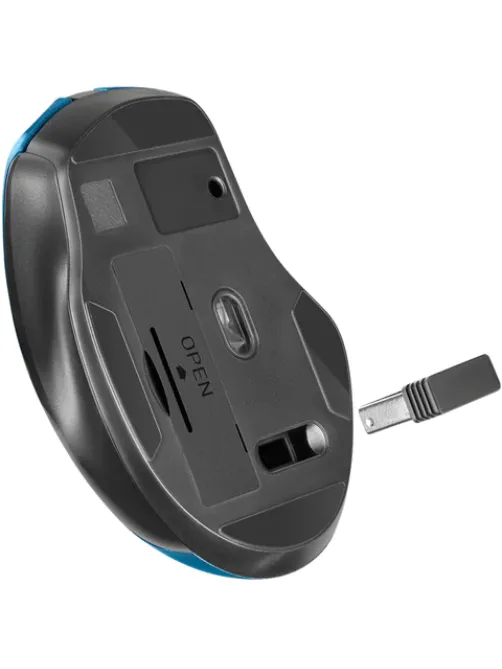 Мышь беспроводная DEFENDER Prime MB-053, USB, 5 кнопок + 1 колесо-кнопка, оптическая, бирюзовая? 52054