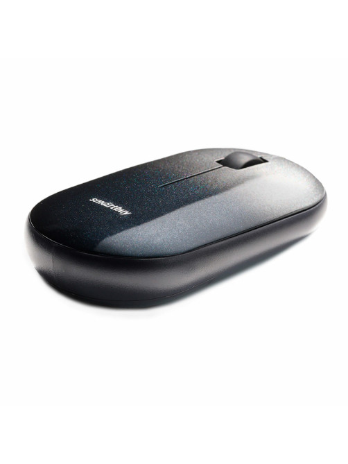 Мышь беспроводная бесшумная SMARTBUY 266AG-K, USB, 2 кнопки + 1 колесо, оптическая, черная, SBM-266AG-K