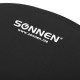 Коврик для мыши с подушкой под запястье SONNEN, полиуретан + лайкра, 250х220х20мм, черный, 513299