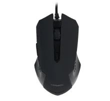 Мышь проводная SONNEN I3, пластик, 6 кнопок, 800-3200 dpi, LED-подсветка, черная, 513523
