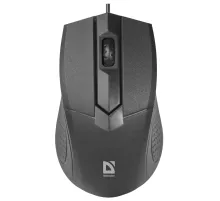 Мышь проводная DEFENDER Optimum MB-270, USB, 2 кнопки + 1 колесо-кнопка, оптическая, черная, 52270
