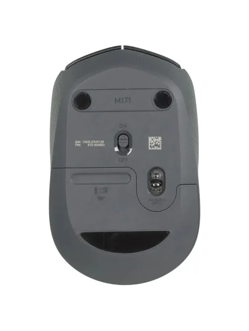 Мышь беспроводная LOGITECH M171, 2 кнопки + 1 колесо-кнопка, оптическая, черная
