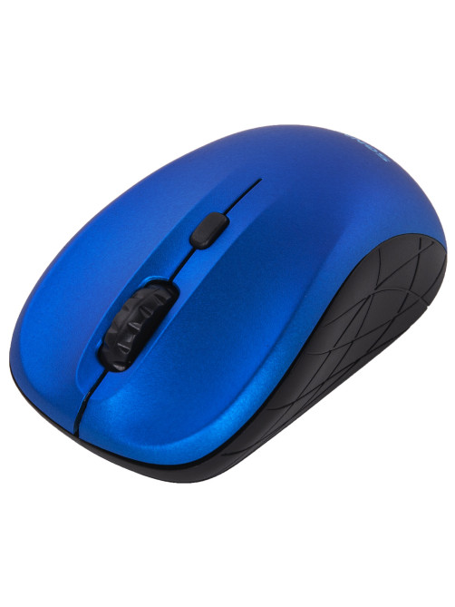 Мышь беспроводная SONNEN V-111, USB, 800/1200/1600 dpi, 4 кнопки, оптическая, синяя, 513519