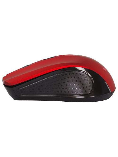 Мышь беспроводная SONNEN V99, USB, 1000/1200/1600 dpi, 4 кнопки, оптическая, красная, 513529