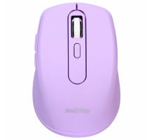 Мышь беспроводная бесшумная SMARTBUY 611AG-V, USB, 4 кнопки + 1 колесо, оптическая, лиловая, 02033, SBM-611AG-V