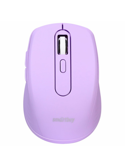 Мышь беспроводная бесшумная SMARTBUY 611AG-V, USB, 4 кнопки + 1 колесо, оптическая, лиловая, 02033, SBM-611AG-V