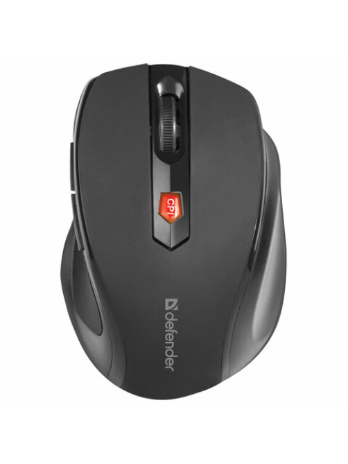 Мышь беспроводная DEFENDER Ultra MM-315, USB, 5 кнопок + 1 колесо-кнопка, оптическая, черная, 52315