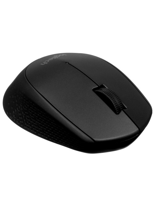 Мышь беспроводная LOGITECH M280, 2 кнопки + 1 колесо-кнопка, оптическая, черная