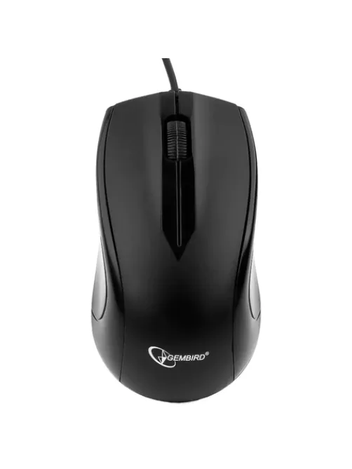 Мышь проводная GEMBIRD MUSOPTI9-905U, USB, 2 кнопки + 1 колесо-кнопка, оптическая, черная