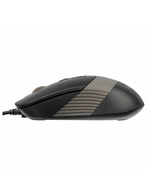Мышь проводная A4TECH Fstyler FM10, USB, 3 кнопки + 1 колесо-кнопка, оптическая, черная, 1147673