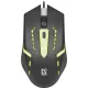 Мышь проводная DEFENDER Flash MB-600L, 800-1200 dpi, 4 кнопки + 1 колесо-кнопка, оптическая, черная, 52600