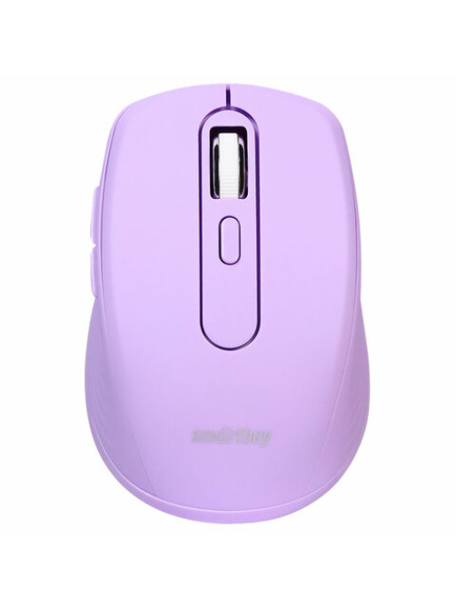 Мышь беспроводная бесшумная SMARTBUY 611AG-V, USB, 4 кнопки + 1 колесо, оптическая, лиловая, 02033, SBM-611AG-V