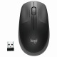 Мышь беспроводная LOGITECH M190, 2 кнопки + 1 колесо-кнопка, оптическая, черно-серая