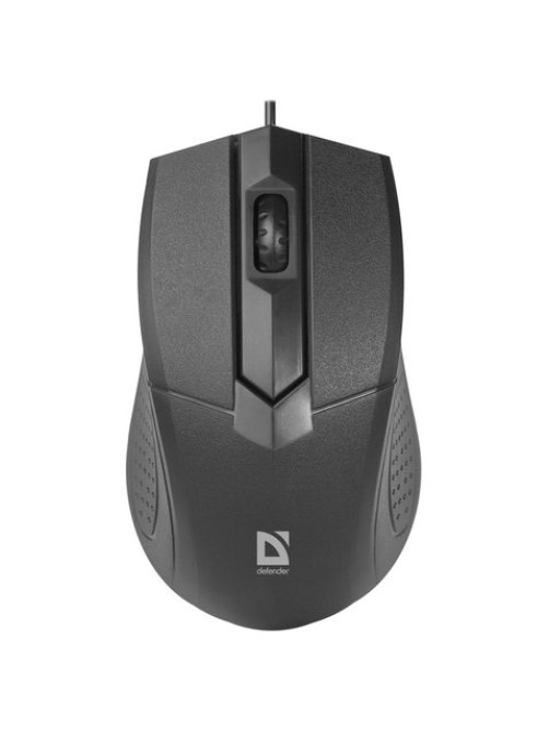 Мышь проводная DEFENDER Optimum MB-270, USB, 2 кнопки + 1 колесо-кнопка, оптическая, черная, 52270