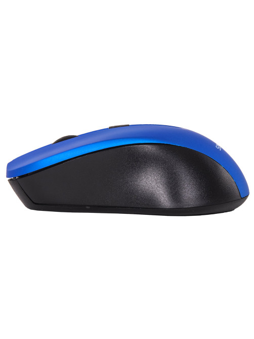 Мышь беспроводная с бесшумным кликом SONNEN V18, USB, 800/1200/1600 dpi, 4 кнопки, синяя, 513515