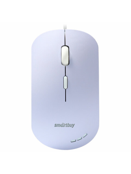 Мышь проводная бесшумная SMARTBUY 288-V, USB, 3 кнопки + 1 колесо, оптическая, сиреневая, 06819, SBM-288-V