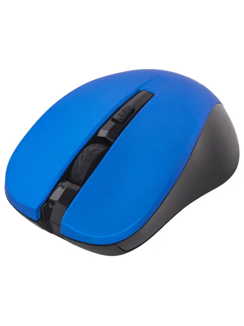 Мышь беспроводная с бесшумным кликом SONNEN V18, USB, 800/1200/1600 dpi, 4 кнопки, синяя, 513515
