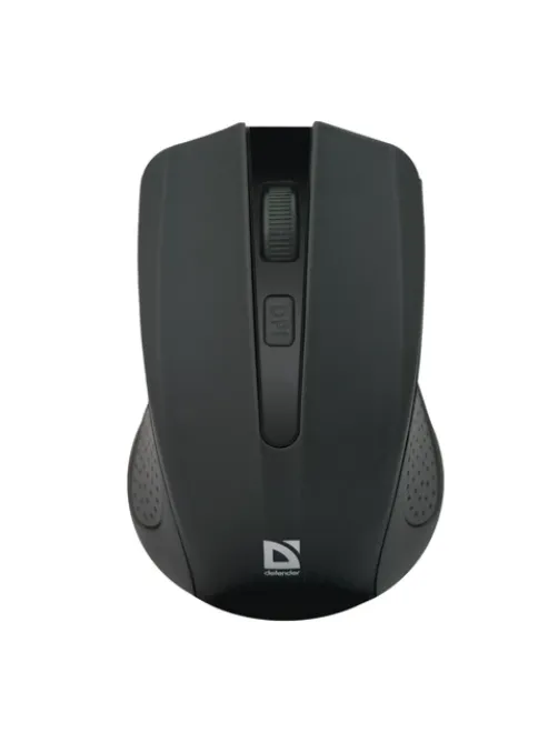 Мышь беспроводная DEFENDER Accura MM-935, 3 кнопки + 1 колесо-кнопка, оптическая, черная, 52935